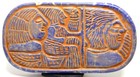 Rare Authentic Old Lapis Lazuli Stone Roman Greek Sassanian Artifact Tablet Reli