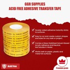 6 Rolls - Craft Tape - Atg Photo Tape - 1 4  X 36yd  fits 3m Gun 