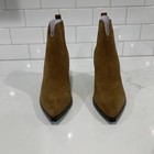 Marc Fisher   Boots Leather Booties Maree Brown New- Size 7 5