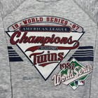 Vintage 1987 Minnesota Twins Mlb World Series Champions Graphic Sweatshirt - Xl