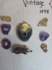 Vintage Lions Club Pins 1958 To 1994  19 Total Pieces 