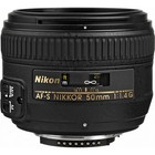 Nikon Af-s Nikkor 50mm F 1 4g Lens With Padded Case And Filters