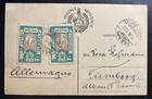 1921 Addis Ababa Ethiopia Rppc Postcard Cover To Nuremberg Germany