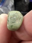 Ancient Pre-columbian Mexican Green Jadeite Pendant Bead 15 X 15 X 11 5 Mm Nice 