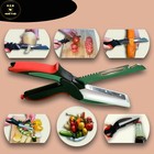 6 In 1 Clever Cutter With Built-in Cutting Board  Food Vegetables Fruits Chopper