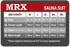 Mrx Heavy Duty Sauna Suit Set Men   Women Workout Training Exercise Weight Loss