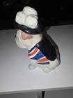 Manor Staffordshire England English Bulldog Figurine Cigar Top Hat Union Jack