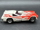 1970 Tyco White   Orange Flames Vega Gasser Funny  Aurora Afx Slot Car Ho Scale