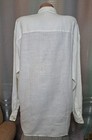 Amann Vintage Linen Trachten Shirt 40 M L Stag Horn Buttons Tyrolean Oktoberfest