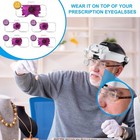 Headband Magnifying Glass With Light  1x-14x Head Mount Magnifier 
