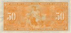 Canada 50 Dollars 1937 Bc26b Gordon-towers Bh1639291 - Vf