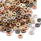 200pcs Round Spacer Metal Beads 6mm Tibetan Silver Loose Bead Jewelry Making