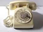 Stromberg Carlson Beige Telephone Rotary Dial Vintage S-c 500d Jan 1977 Untested