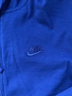 Nike Dual Full Zip Hoodie Mens 928433-473 Blue Cotton Jersey Hoody Size L