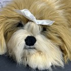 Dakin Shih-tzu Plush Puppy Dog Lifelike Lou Rankin Collection 14  Stuffed Animal