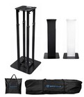 1 Rockville Rtp82b 8 Ft  Black Or White Totem Moving Head Light Stand scrims bag