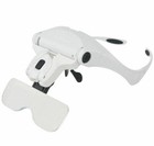 Magnifying Glass Led Light Head Loupe Jeweler Watch Bright Magnifier With 5 Lens