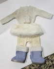 American Girl Doll - Soft As Snow Set Outfit - Retired   Complete   Extras