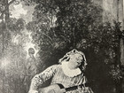 Vintage 1895 Antique Print The Guitar Player Original By Jean-antoine Watteau