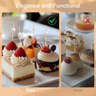 200 Cocktail Picks  White Pearl Fancy Toothpicks 200pcs-white 