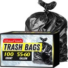 Heavy Duty Trash Bags 100 Count 55-60 Gallon Tear Resistant Home Commercial New