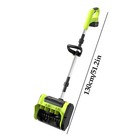 Cordless Battery Power Snow Shovel Folding Handle 51 2in Green