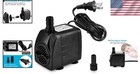 220 Gph Adjustable Submersible Pump - Perfect For Hydroponics   Water Features