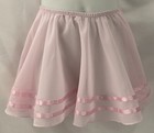 Nwt Ballet Tap Dance Princess Skirt - Sheer Pink - Eurotard Girls Ic Size 6x 7