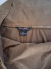 1-sunny Taylor Woman Micro Fiber Faux Suede Maxi Skirt - Brown  3x 
