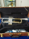 New Carol Brass Ctr-5000l-gst-bb-srl Mariachi Model Bb Trumpet Silver gold case
