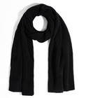 Scarf For Women  Chunky Scarf Warm Knit Wraps Large Scarfs For Women Black