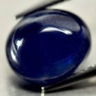 Natural Blue Sapphire 5 06 Ct Oval Cabochon 10 1 X 8 4 Mm Gemstone Madagascar