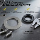 24pcs Dcoecue Oil Drain Plug Gasket Washer  Aluminum M14 Crush Washers Premium