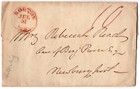 Antique 1821 Handwritten Letter Cato New York  Love Letter  S Eldred To Wife