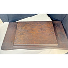 Antique Treadle Sewing Machine Cabinet Oak Wood Table Top Base Vintage Wooden