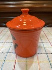 Fiesta Jam Jar Happy Pumpkin Pristine With Lid Ftcco New Utility First Quality