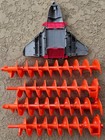 Two Hot Wheels Super Ultimate Garage Orange Spiral Elevators And Airplane   Jet