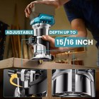 Cordless Compact Router For Makita 18v Battery  bare Tool   6 Variable Speeds Ro
