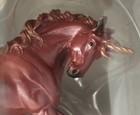 Breyer Draft Horse Unicorn Scarlet Christmas Holiday Glittery Ornament New
