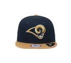New Era 950 Boys Girls Cap Los Angeles Rams Baycik Navy Tan Youths Snapback Hat