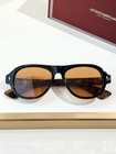 Jacques Marie Mage Duende Black Tortoise Aviator Sunglasses Orange Lens 54-18