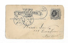 1883 Whittlesey Adams - Warren  Ohio Canceled Postal