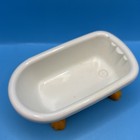 Vtg Little Tikes Dollhouse Furniture - Grand Mansion Clawfoot Bath Tub