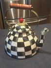 Mackenzie Childs Courtly Check 3 Quart Tea Kettle