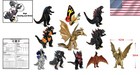 Ultimate Godzilla Vs Kong 10-piece Action Figure Set - Fun   Safe For Kids