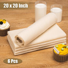Cheese Cloths For Straining  6pcs 20x20 Inch Grade 100 Cheese Cloth  Reusable Wa