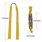 16pcs 0 75mm Slingshot Rubber Bands Replacement Flat Hunting Catapult Elastic   
