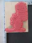 Stampabilities House Mouse Smarty Pants Rubber Stamp