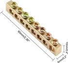 4pcs Terminal Ground Bar Kit size  8 Positions