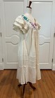 Mexican Manta Dress  Oaxaca Dress  Hand Embroidery Dress  Summer Dress 